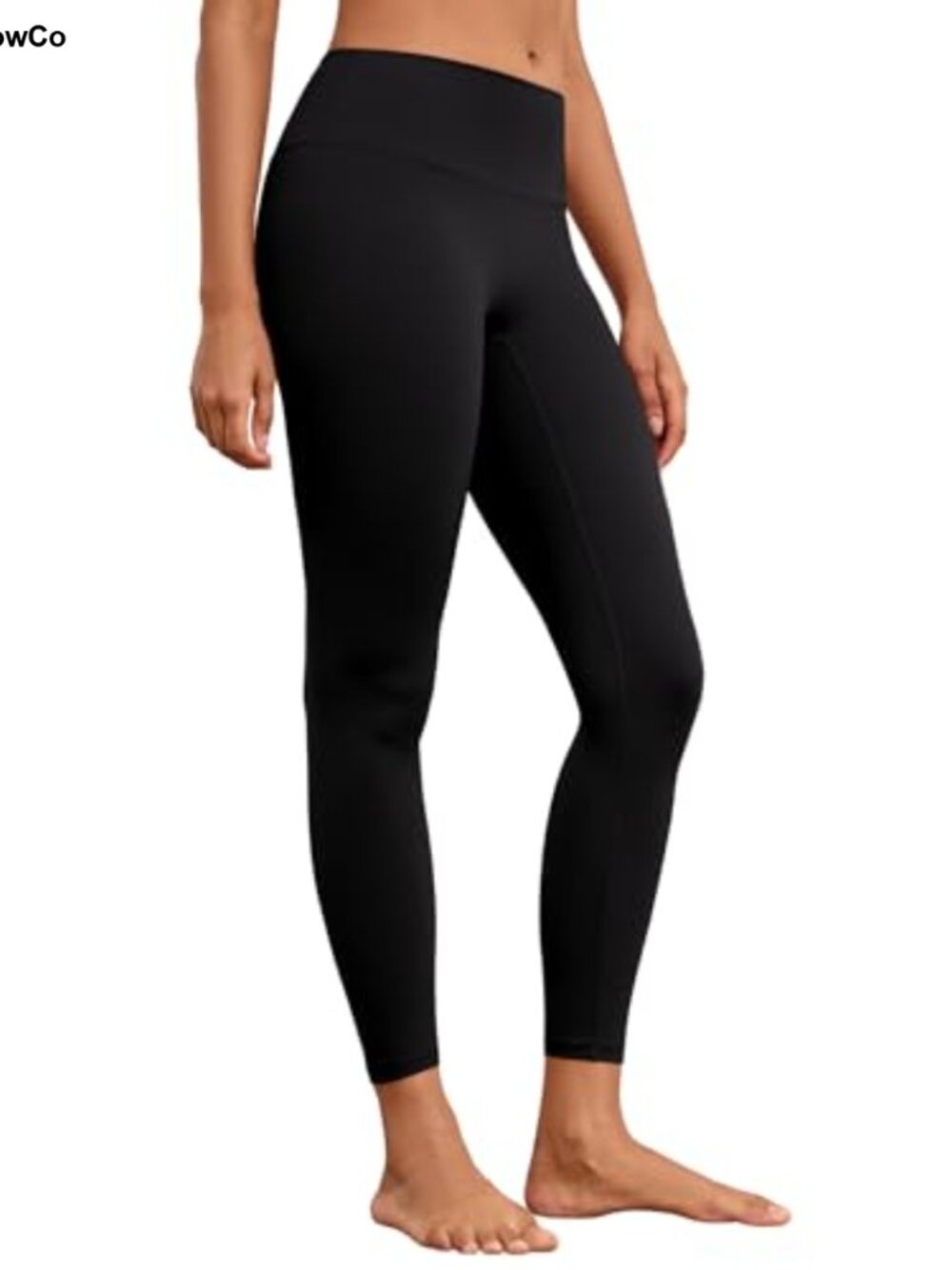Compression High Waisted Buttery Soft Yoga Pants with Tummy Control & No Front